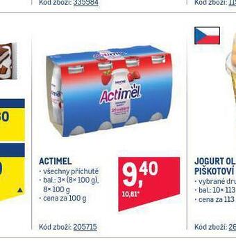 Makro Actimel nabídka