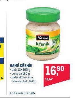 Makro Hamé křeník nabídka