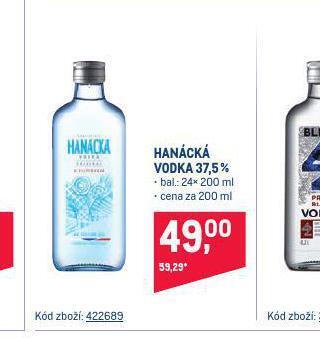 Makro Hanácká vodka 37,5% nabídka