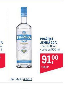 Makro Pražská jemná 30% nabídka