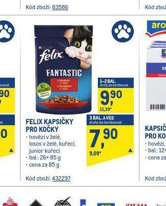 Makro Felix kapsičky pro kočky nabídka