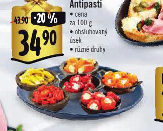 Albert Antipasti nabídka