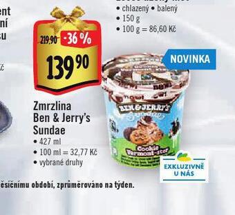 Albert Zmrzlina ben & jerry´s nabídka