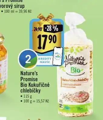 Albert Bio kukuřičné chlebíčky nabídka