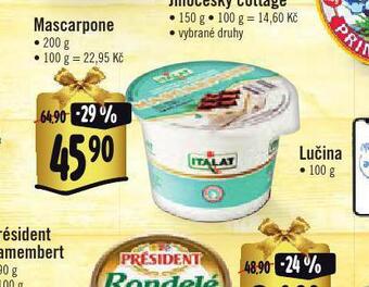 Albert Mascarpone nabídka