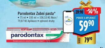 Albert Parodontax zubní pasta nabídka