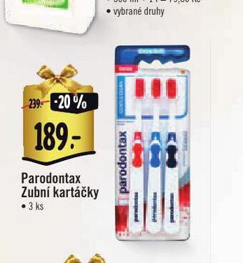 Albert Parodontax zubní kartáček nabídka