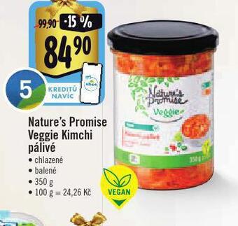 Albert Veggie kimchi pálivé nabídka
