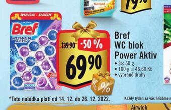 Albert Bref wc blok power aktiv nabídka