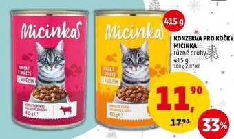 Penny Market Konzerva pro kočky micinka, 415 g nabídka
