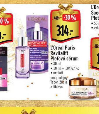 Loreal paris revitalift pleťové sérum