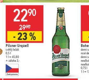 Globus Pivo pilsner urquell nabídka