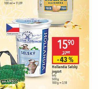 Globus Hollandia selský jogurt bílý nabídka
