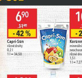 Globus Capri sun nabídka