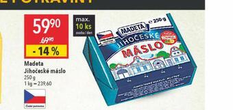 Globus Madeta jihočeské máslo nabídka