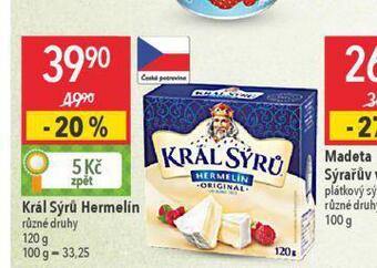 Globus Král sýrů hermelín nabídka
