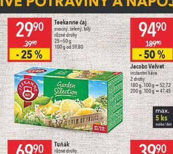 Globus Teekanne čaj nabídka