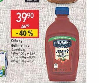 Globus Hellmann´s kečup nabídka