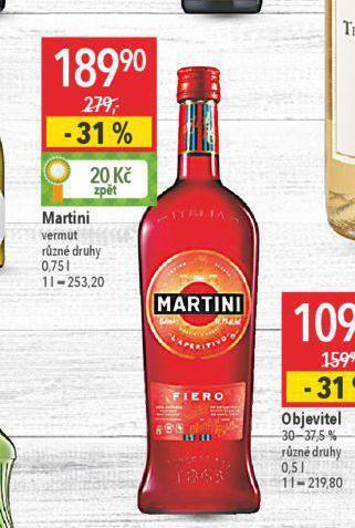 Globus Martini nabídka