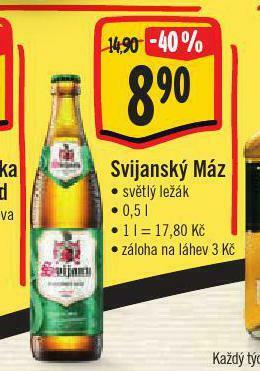 Jip Pivo svijanský máz nabídka