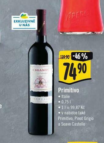 Jip Primitivo nabídka