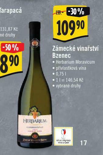 Jip Zámecké vinařství bzenec nabídka