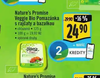 Jip Veggie bio pomazánka s rajčaty a bazalkou nabídka