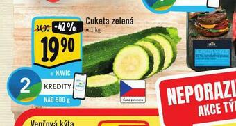 Albert Cuketa zelená nabídka