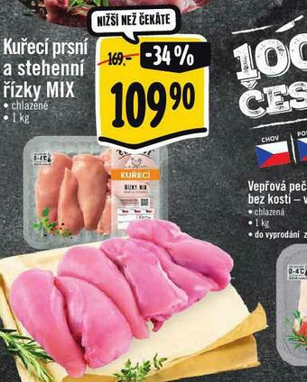 Albert Kuřecí prsní a stehenní řízky nabídka