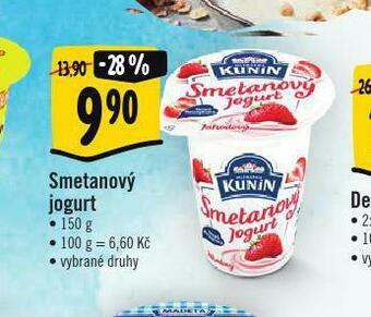 Albert Smetanový jogurt nabídka