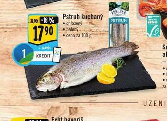 Albert Pstruh kuchaný nabídka