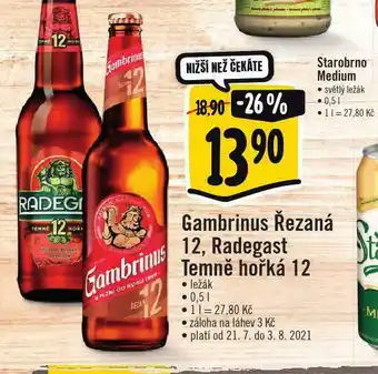 Albert Pivo gambrinus řazená 12 nabídka