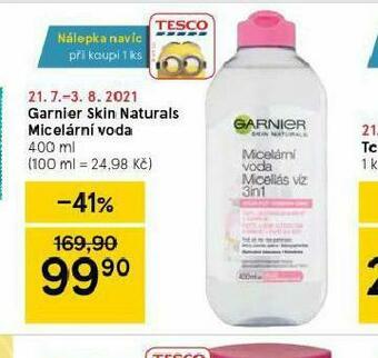 Tesco Garnier micelární voda nabídka