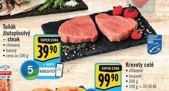 Albert Tuňák žlutoploutvý - steak nabídka