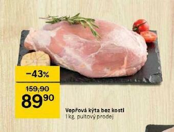 Tesco Vepřová kýta bez kosti nabídka