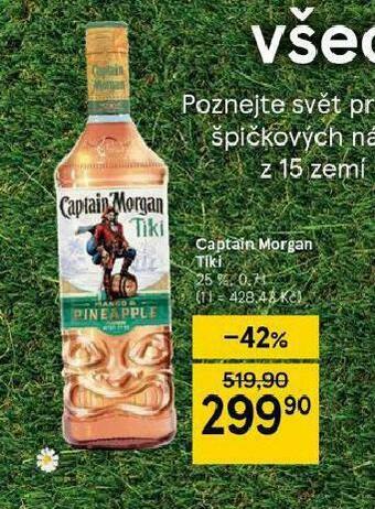 Tesco Captain morgan tiki nabídka