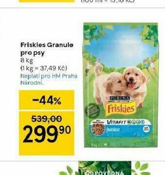 Tesco Friskies granule pro psy nabídka