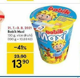 Tesco Bobík maxi nabídka