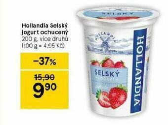 Tesco Hollandia selský jogurt nabídka