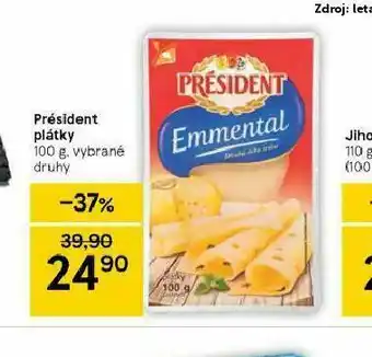 Tesco Sýr président nabídka