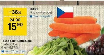 Tesco Mrkev nabídka