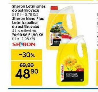 Tesco Sheron letní směs do ostřikovačů nabídka