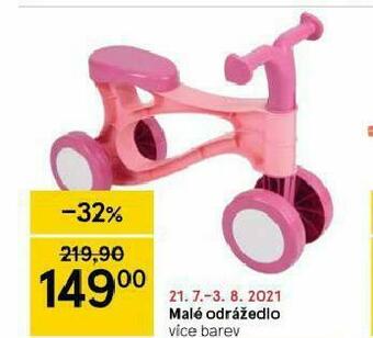 Tesco Malé odrážedlo nabídka