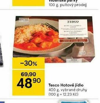 Tesco Hotové jídlo nabídka