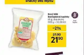 Tesco Bezlepkové lupínky nabídka