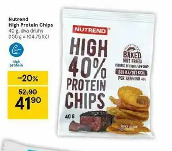 Tesco High protein chips nabídka