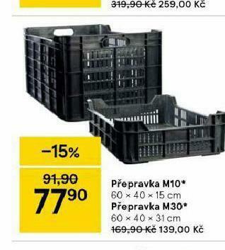 Tesco Přepravka nabídka
