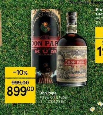 Tesco Don papa nabídka