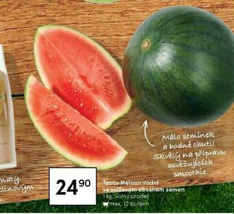 Tesco Meloun vodní nabídka