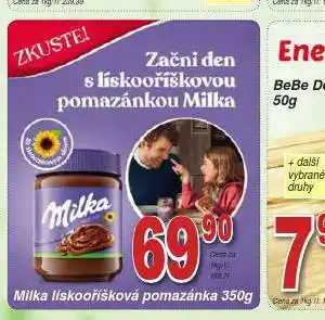Lidl Milka loískooříšková pomazánka nabídka